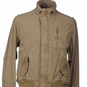 Armani Jeans Army Green Cotton Zipped Jacket NWT